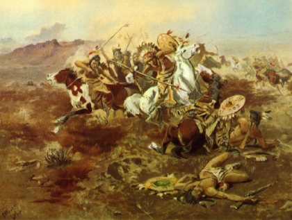 Picture of INDIAN FIGHT