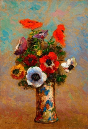 Picture of LES ANEMONES, STILL LIFE WITH ANEMONES