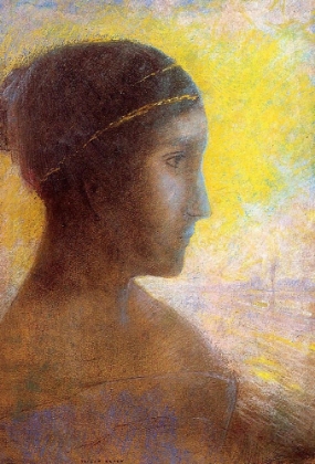 Picture of HEAD OF A YOUNG WOMAN IN PROFILE