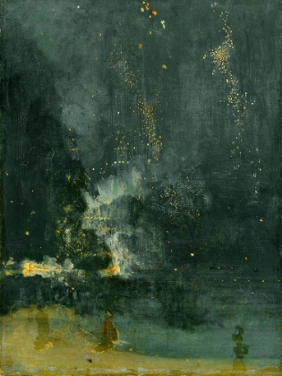 Picture of NOCTURNE IN BLACK AND GOLD, THE FALLING ROCKET