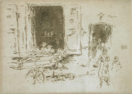 Picture of THE BARROW, BRUSSELS, 1887
