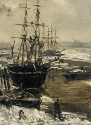 Picture of THE THAMES IN ICE, 1860