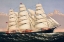 Picture of CLIPPER SHIP THREE BROTHERS, THE LARGEST SAILING SHIP IN THE WORLD 