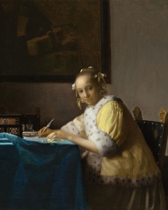 Picture of A LADY WRITING A LETTER