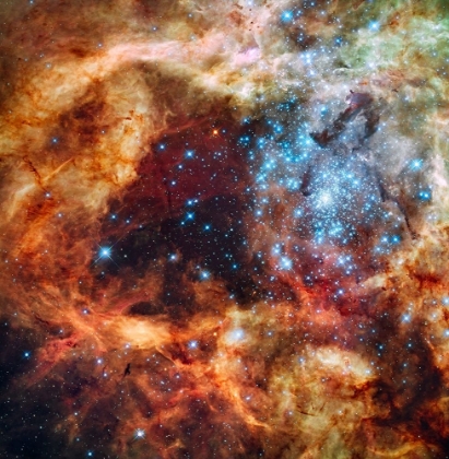 Picture of HUBBLES VIEW OF A GRAND STAR FORMING REGION