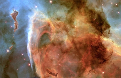 Picture of LIGHT AND SHADOW IN THE CARINA NEBULA