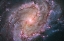 Picture of SPIRAL GALAXY M83, HUBBLE SPACE TELESCOPE