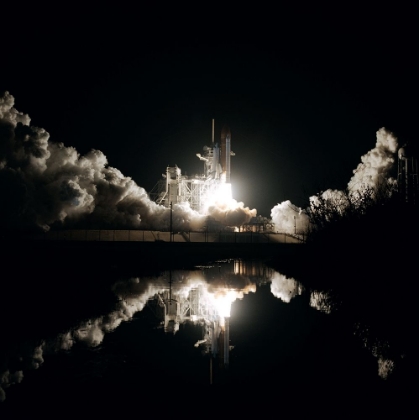 Picture of LAUNCH OF SPACE SHUTTLE COLUMBIA 1986