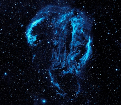 Picture of ULTRAVIOLET IMAGE OF THE CYGNUS LOOP NEBULA