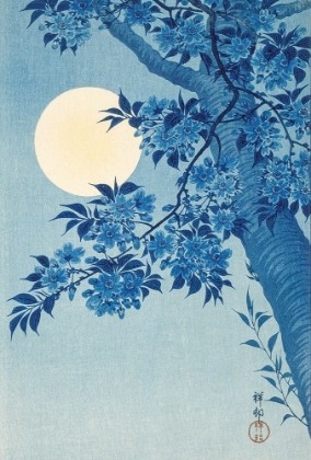 Picture of BLOSSOMING CHERRY ON A MOONLIT NIGHT