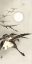 Picture of GEESE AT FULL MOON