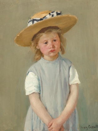 Picture of CHILD IN A STRAW HAT