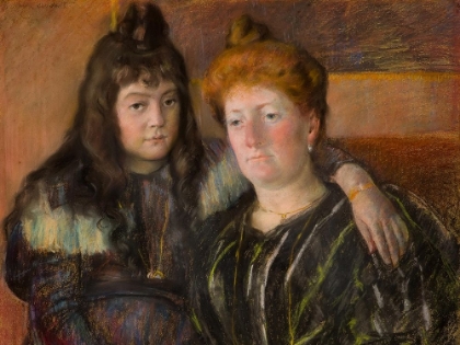 Picture of MADAME GAILLARD AND HER DAUGHTER MARIE-THERESE