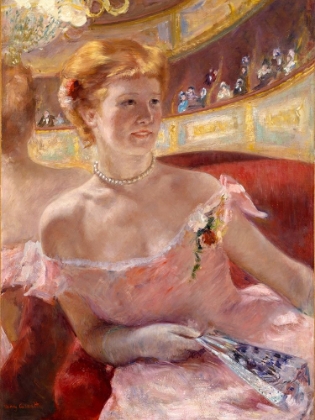 Picture of WOMAN WITH A PEARL NECKLACE IN A LOGE