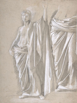 Picture of STUDY OF A DRAPED FIGURE