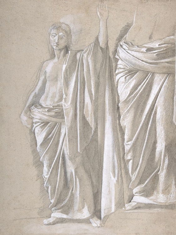 Picture of STUDY OF A DRAPED FIGURE
