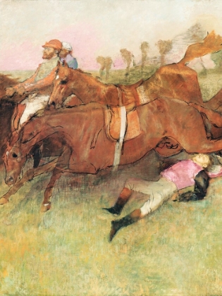 Picture of SCENE FROM THE STEEPLECHASE: THE FALLEN JOCKEY