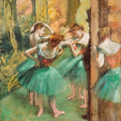 Picture of DANCERS, PINK AND GREEN