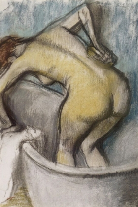 Picture of THE BATH: WOMAN SUPPORTING HER BACK
