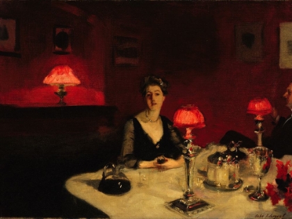Picture of A DINNER TABLE AT NIGHT, 1884