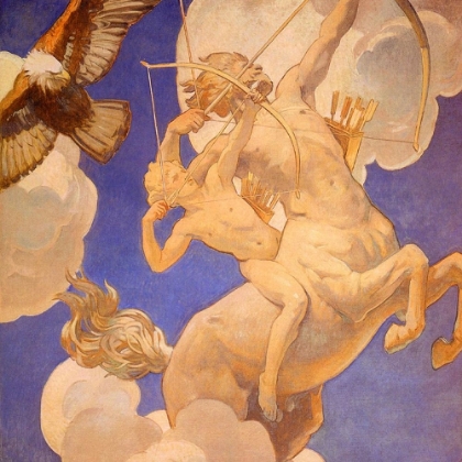 Picture of CHIRON AND ACHILLES 1921