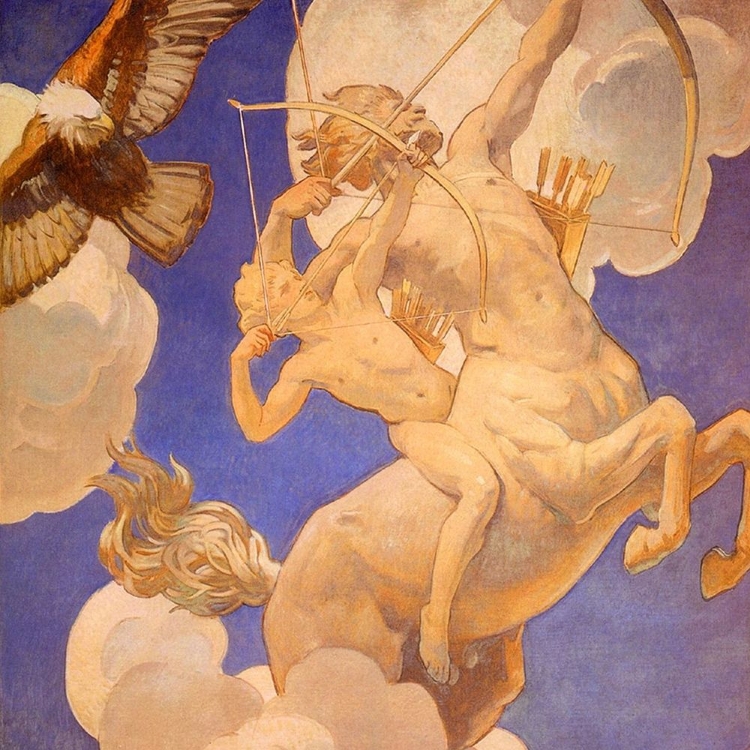Picture of CHIRON AND ACHILLES 1921