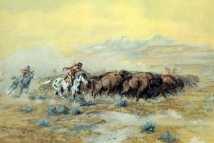 Picture of THE BUFFALO HUNT