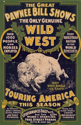 Picture of THE ONLY GENUINE WILD WEST. TOURING AMERICA
