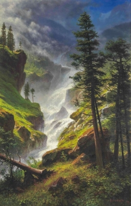 Picture of ROCKY MOUNTAIN WATERFALL