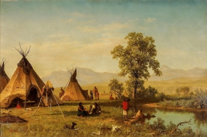 Picture of SIOUX VILLAGE NEAR FORT LARAMIE