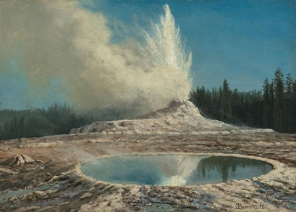 Picture of GEYSER, YELLOWSTONE PARK