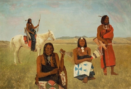 Picture of INDIANS NEAR FORT LARAMIE