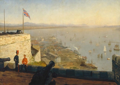 Picture of ST. LAWRENCE RIVER, FROM THE CITADEL, QUEBEC