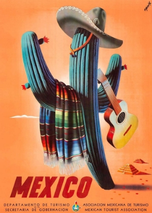 Picture of MEXICO VINTAGE TRAVEL POSTER