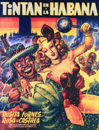 Picture of MEXICAN MOVIE POSTER TINTAN EN LA HABANA