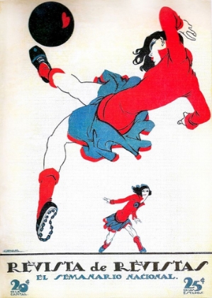 Picture of MEXICAN MAGAZINE COVER 1920 WOMENS SOCCER