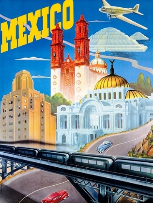Picture of MEXICO TRAVEL POSTER 1935