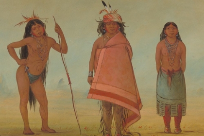 Picture of COCHIMTEE CHIEF, HIS WIFE, AND A WARRIOR