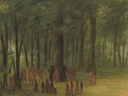 Picture of FUNERAL OF BLACK HAWK - SAUKIE