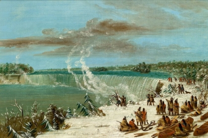 Picture of PORTAGE AROUND THE FALLS OF NIAGARA AT TABLE ROCK