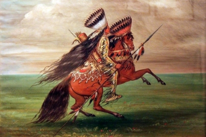 Picture of CROW INDIAN HE WHO JUMPS OVER ALL