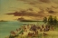 Picture of LA SALLE CLAIMING LOUISIANA FOR FRANCE. APRIL 9, 1682