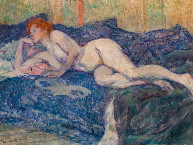 Picture of NUDE LYING ON A COUCH