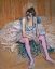 Picture of DANSEUSE ASSISE AUX BAS DE ROSES