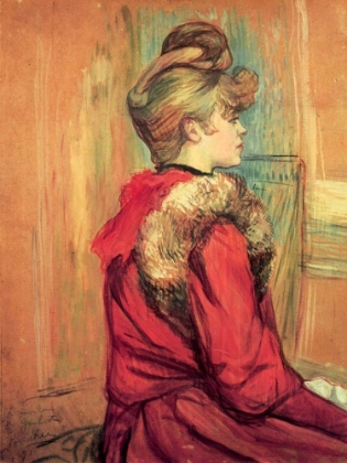 Picture of GIRL IN A FUR, MADEMOISELLE JEANNE FONTAINE