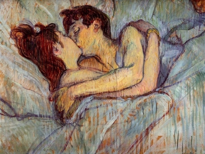Picture of IN BED, THE KISS