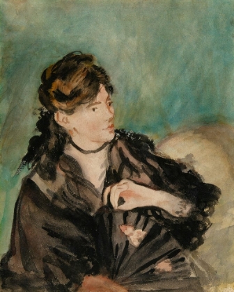 Picture of PORTRAIT OF BERTHE MORISOT WITH A FAN
