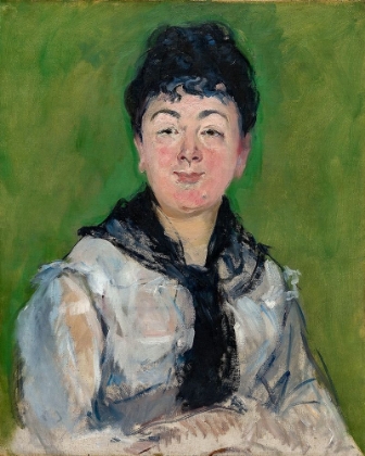 Picture of PORTRAIT OF A WOMAN WITH A BLACK FICHU