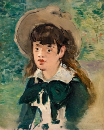 Picture of YOUNG GIRL ON A BENCH