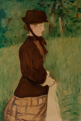 Picture of YOUNG WOMAN IN A GARDEN